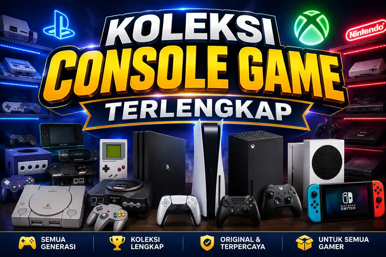 Koleksi Console Game Terlengkap